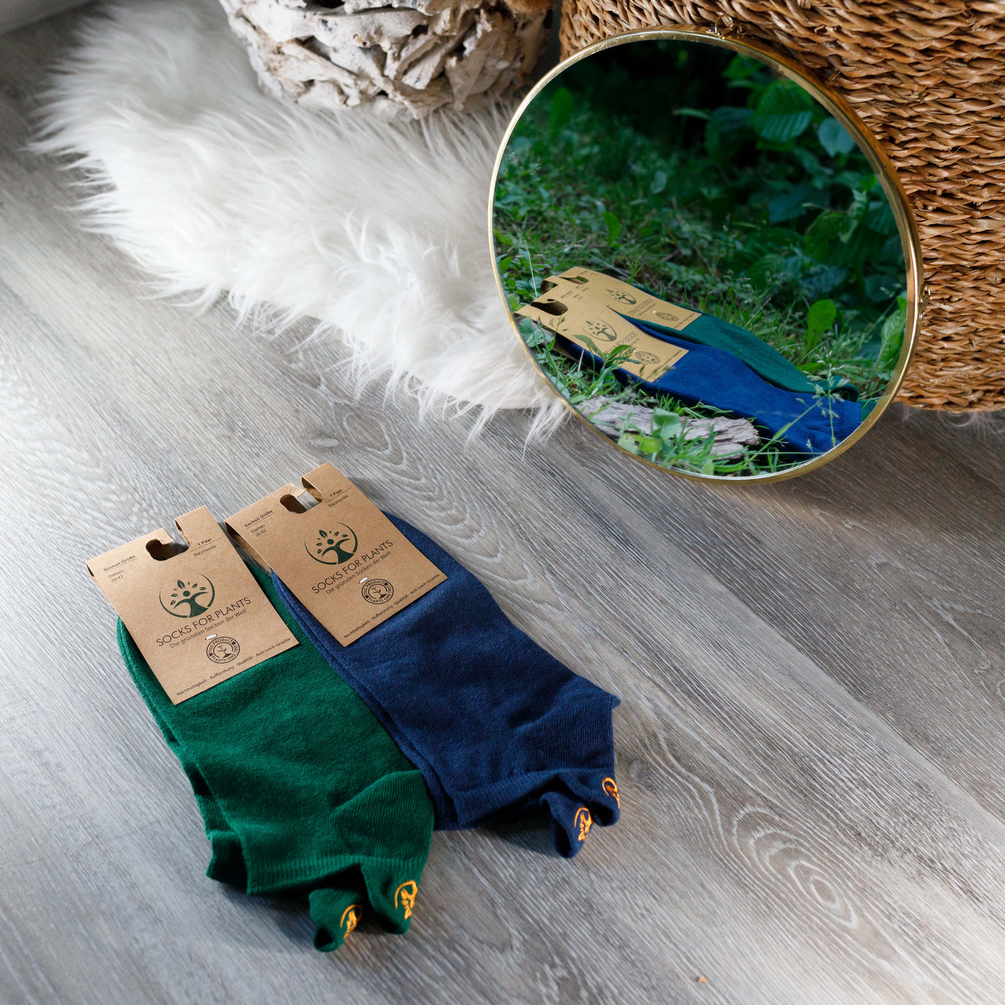 RHS Gentle Grip Herren Socken – 3-Pack, Weiche Baumwolle, Botanisches Design, Größe 39–45